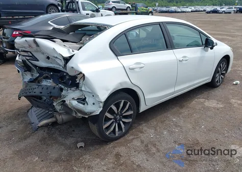 2015 Honda Civic Ex-L из США, поврежденный, VIN 19XFB2F92FE101319